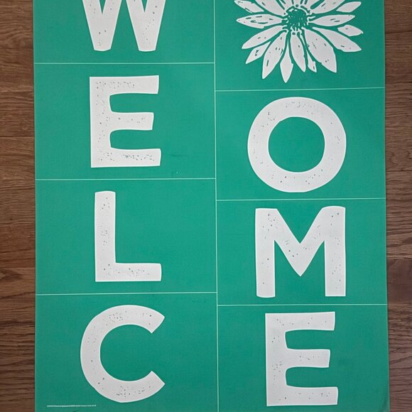 NEW RETIRED Chalk Couture transfer - WELCOME SIGNPOST - Picture 2 of 2